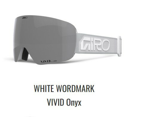 【新品未使用】25-26 GIRO GOGGLE CONTOUR WHITE WORDMARK VIVID Onyx 土日祝発送OK(4)