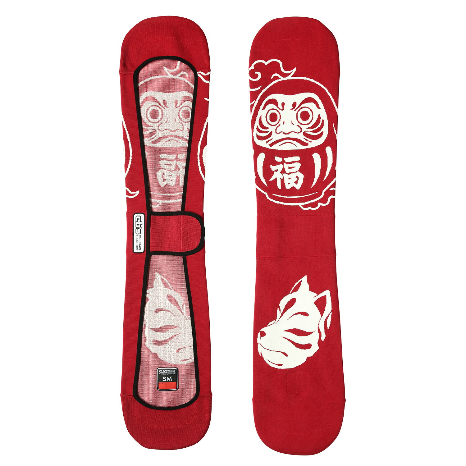 商品説明 特記事項 管理番号SNBebs260439新品未使用 RED SM 商品説明 日本の伝統的な縁起物である「達磨（DARUMA）」をジャガード織りで大胆にあしらった、シーズン中の安全と上達を祈願するお守りケース「KNIT COVER DARUMA」。 国産ニットが誇る極上の伸縮性がボードにピタッとフィット。 通気性に優れエッジの錆びを防ぐ実用性と、圧倒的なインパクトを両立。 鮮やかなレッドカラー。 販売者名 株式会社エムティーエム