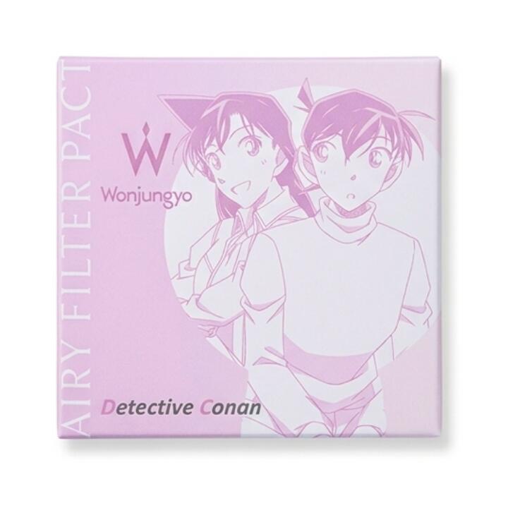 乐天商城 - 送料無料【コナン・01 プレーンピンク・エアリーフィルターパクト DC 】Wonjungyo (ウォンジョンヨ) 名探偵コナン限定アイテム エアリーフィルターパクト DC