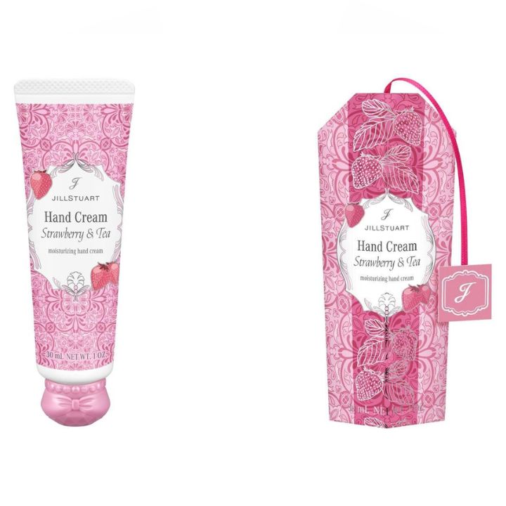 予約販売2026年2月6日発売【ストロベリー＆ティー ハンドクリーム】ジルスチュアート ビューティ(JILLSTUART Beauty) ストロベリー＆ティー ハンドクリーム 30g クリスマスコフレ ホリデーギフト 2025クリスマス クリスマスプレゼント 2026春コスメ