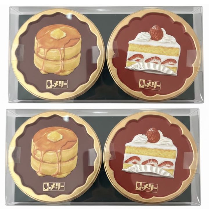 2個セット【ホットケーキ缶＆ショートケーキ缶】メリーチョコレート ホットケーキ缶＆ショートケーキ缶 はじけるキャンディチョコレート 10個入り しなこボンボン 青木光悦堂 ボンボン シャインマスカットボンボン 果汁のしずく 2026バレンタイン ホワイトデー