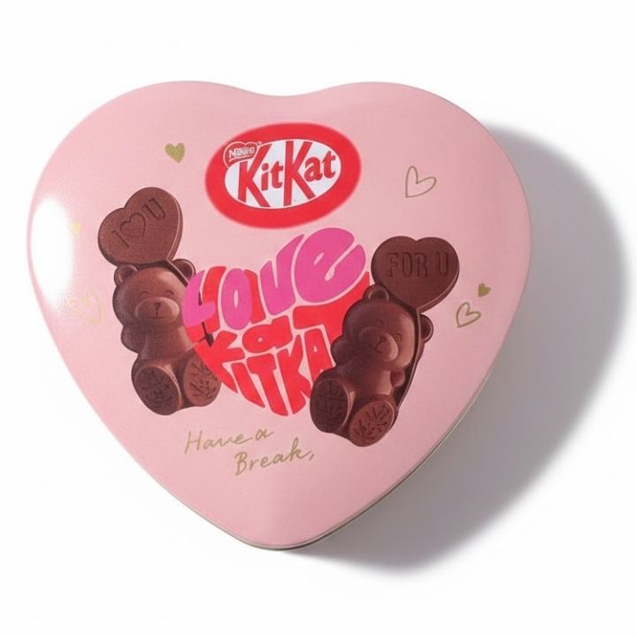 送料無料【ピンクハート缶・バレンタイン2026 】ネスレ キットカット バレンタイン2026 KitKat 定番 東京土産 手土産 お供え物 お菓子 　クリスマス クリスマスプレゼント 2025新作 ホリデーギフト クリスマスコフレ ホリデ