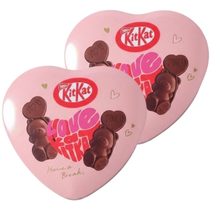 2個セット 送料無料【ピンクハート缶・バレンタイン2026 】ネスレ キットカット バレンタイン2026 KitKat 定番 東京土産 手土産 お供え物 お菓子 クリスマス クリスマスプレゼント 2025新作 ホリデーギフト クリスマスコフレ ホリデ