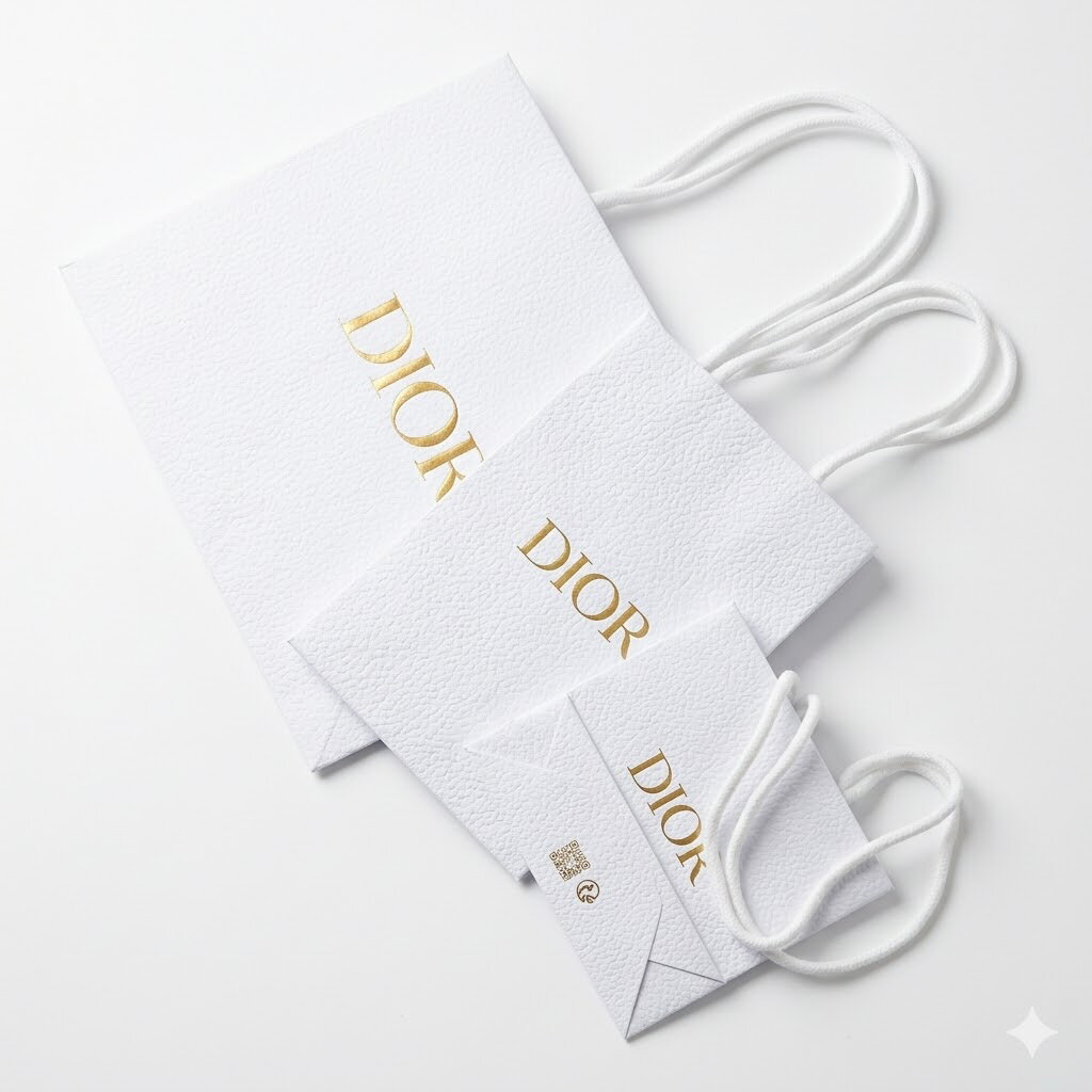 即日発送 【(定番,ショッパー)】Christian Dior ディオール ショッパー ショッパー ラッピング ピエトロ・ルッフォ プレゼント用 ショップ袋 ギフト 袋 プレゼント ギフトラッピング クリスマスコフレ ホリデーコレクション(定番, ショッパー)