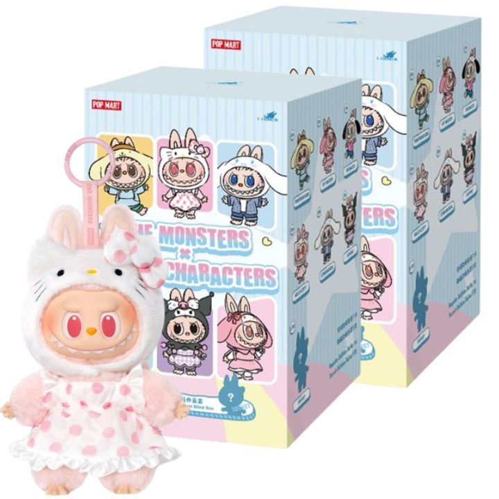 乐天商城 - 当日16：30までご注文確定のみ即日発送【正規品 保証・ MONSTERS × Sanrio・2ピース】 LABUBU らぶぶ 『THE MONSTERS × Sanrio Characters ぬいぐるみペンダント POP MART ポップマート キーホルダー フィギュア プレゼント 本体 公式 ラブブ