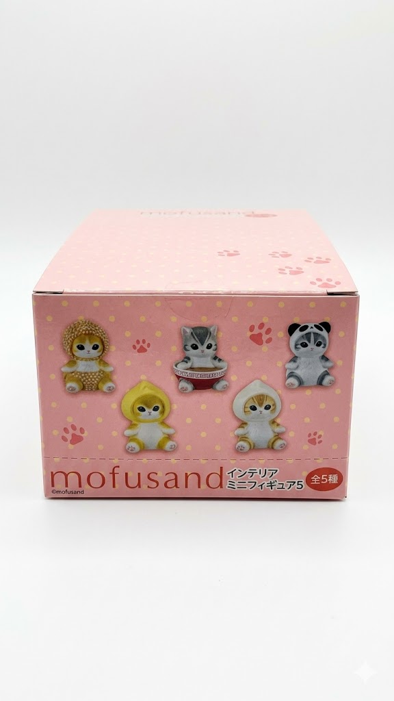 乐天商城 - 即日発送 mofusand インテリアミニフィギュア5(全5種)1BOX 5個入 | mofusandもふもふマーケット 4513750191707