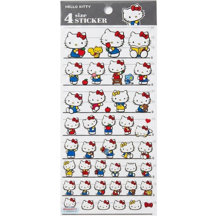 乐天商城 - 即日発送　正規品【303969・ハローキティ・CM　4サイズステッカー】CM　4サイズステッカー シール ステッカー キティちゃん キティ　ステッカー　ミニ　プチ　ワンポイント　文房具　雑貨　グッズ　かわいい