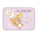 リラックマ マイヤー（ブランケット）パープル　Rirakkuma/コリラックマ/キイロイトリ/毛布/ぬいぐるみ/ベビー/えくぼちゃん/srh