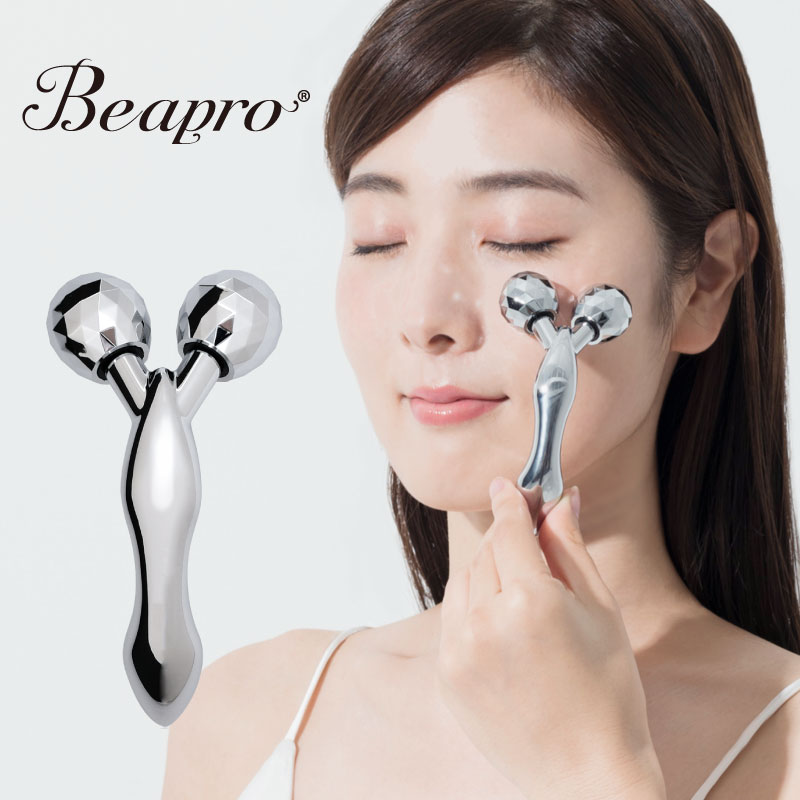 美顔ローラー（売れ筋ランキング） BEAPRO 正規品 3D 美顔ローラー Y字ローラー 美顔器 ローラー 美顔 シワ たるみ ほうれい線 サポート リフトアップ 顔 フェイスローラー フェイスケア 美肌 エステローラー 美容ローラー 3D美容ローラー 美顔ローラー おうち時間