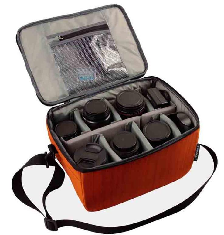 カメラ 保護 おしゃれ カメラ収納ケース インナー ソフト クッション ボックス バッグ　おしゃれ 3way カメラインナーバッグ 一眼レフカメラバッグ レンズ収納袋 簡単