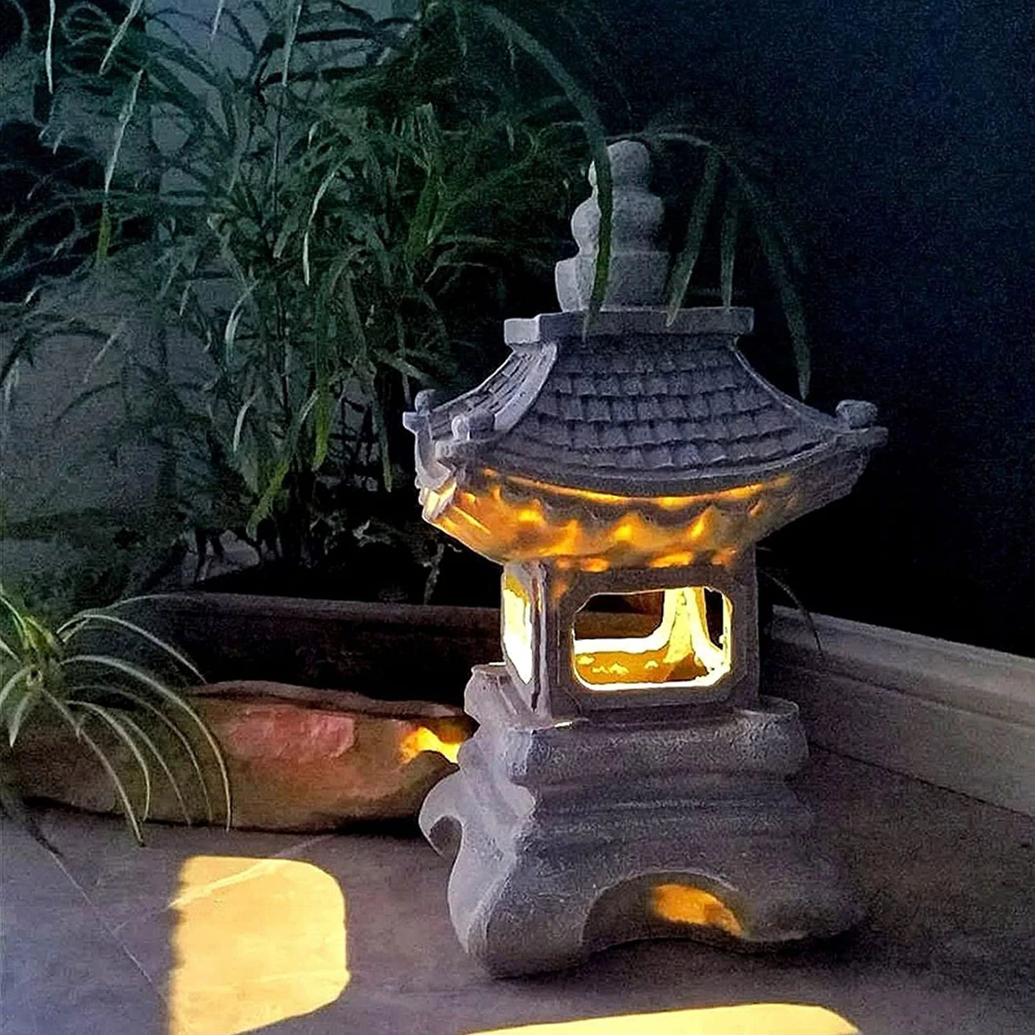 楽天市場】日本庭園 灯篭の通販