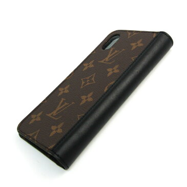 ルイ・ヴィトン(Louis Vuitton) モノグラム IPHONE XS MAX フォリオ M68692 モノグラム 手帳型/カード入れ付きケース iPhone XS Max 対応 モノグラム,ノワール 【中古】