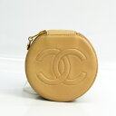 シャネル(Chanel) ジュエリーケース ベージュ レザー 【中古】