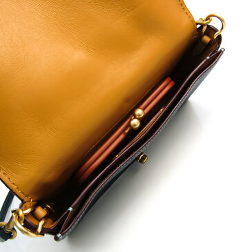 コーチ(Coach) ディンキー クロスボディ37296 レディース レザー ショルダーバッグ ネイビー 【中古】