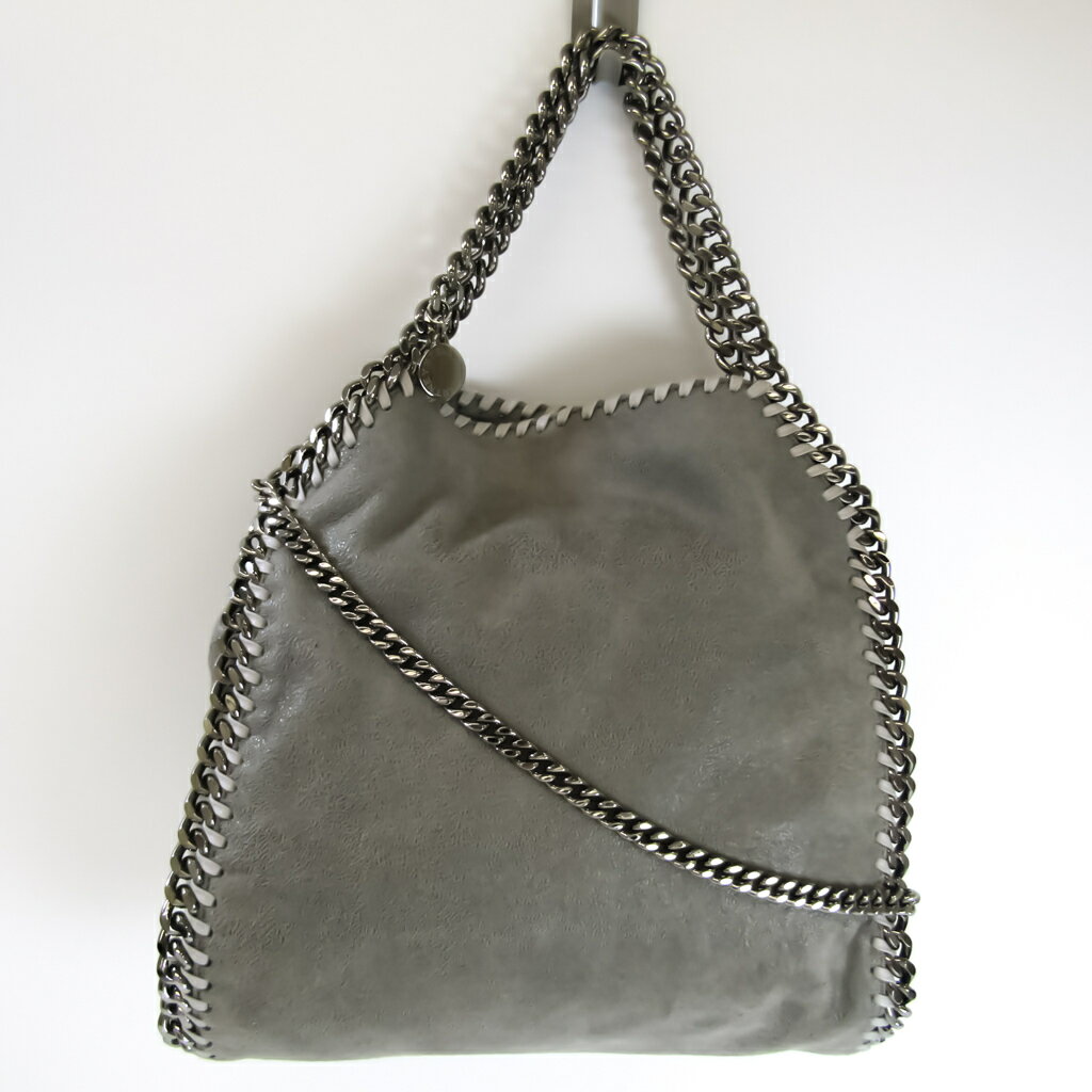 ステラ・マッカートニー(Stella McCartney) FALABELLA ミニ 371223 W9132 レディース ポリエステル ハンドバッグ,ショルダーバッグ グレー 【中古】