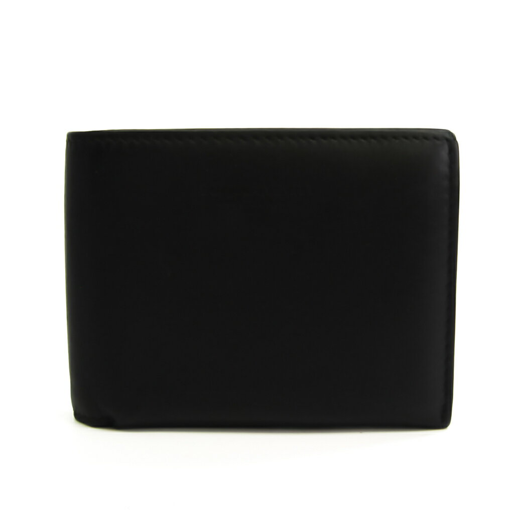 ボッテガ・ヴェネタ 二つ折り財布（メンズ） ボッテガ・ヴェネタ(Bottega Veneta) メンズ レザー 財布（二つ折り） ブラック