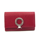 ブルガリ(Bvlgari) ブルガリブルガリ 33742 レディース レザー キーケース レッド 【中古】