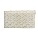 ゴヤール(Goyard) リシュリュー レディース,メンズ レザー,コーティングキャンバス 長財布（二つ折り） グレー,ホワイト 【中古】の商品画像