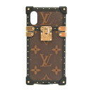 ルイ ヴィトン(Louis Vuitton) モノグラム Phone X/XS アイ トランク ライト M67892 モノグラム バンパー iPhone X 対応 モノグラム,ノワール 【中古】