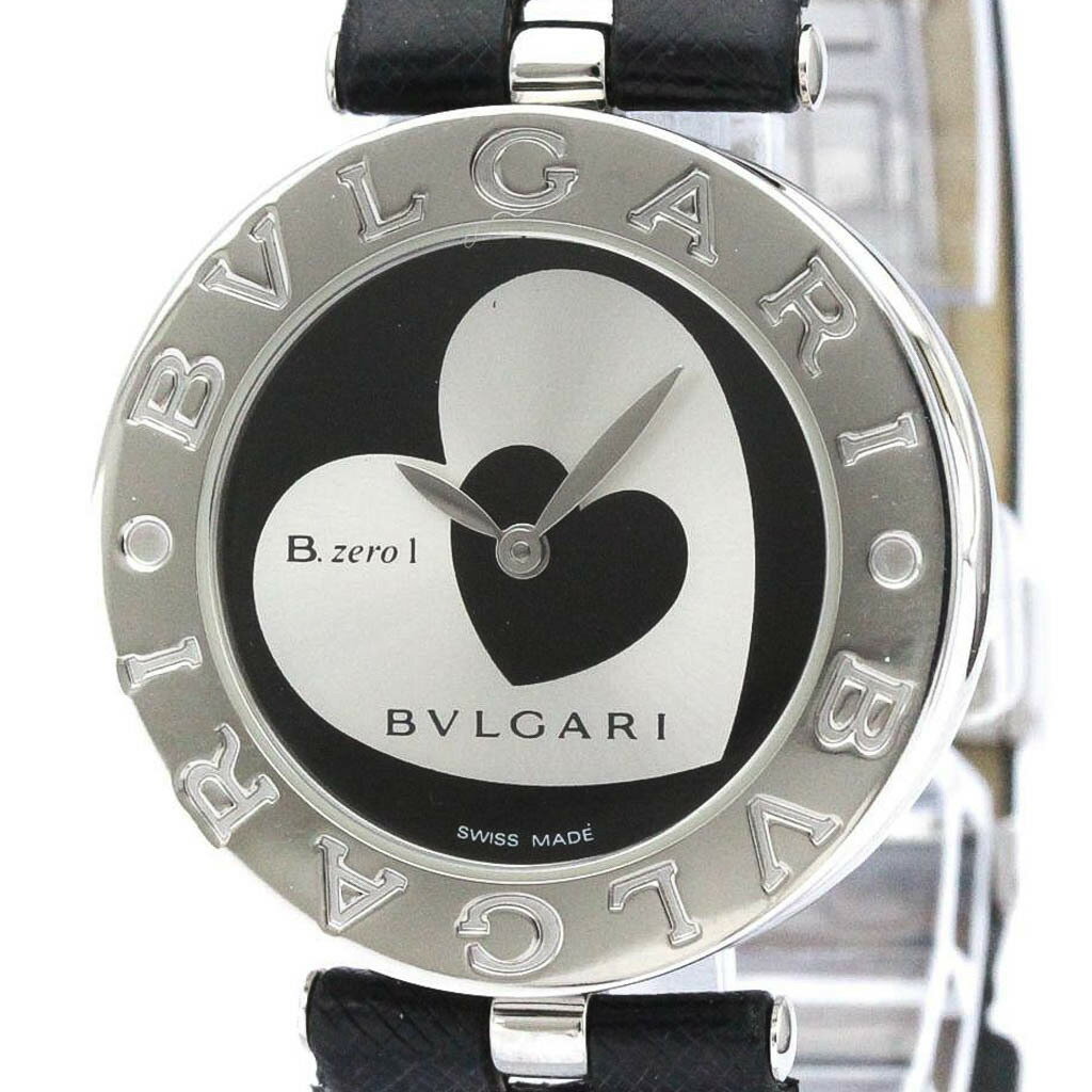 ブルガリ (BVLGARI) B-Zero1 ビーゼロワン ハート ステンレススチール レザー クォーツ レディース 時計 BZ30S (外装仕上げ済み) 【中古】