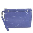 バレンシアガ(Balenciaga) イリアスクリップ 358308 メンズ,レディース レザー クラッチバッグ ブルー【中古】