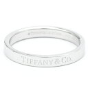 ティファニー(Tiffany) フラットバンドリング 23776316 プラチナ ファッション ダイヤモンド バンドリング カラット/0.07【中古】