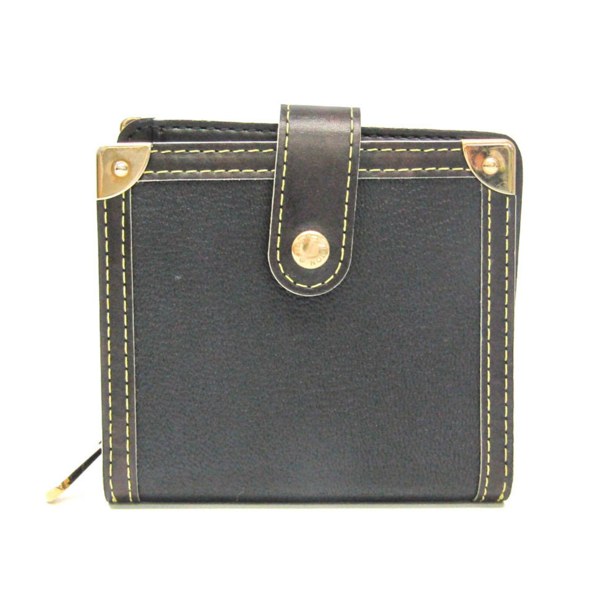 ルイ・ヴィトン(Louis Vuitton) スハリ コンパクト・ジップ M91828 レディース スハリ 財布（二つ折り） ノワール