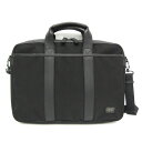 ポーター(Porter) メンズ キャンバス,レザー ハンドバッグ,ショルダーバッグ ブラック【中古】(4)