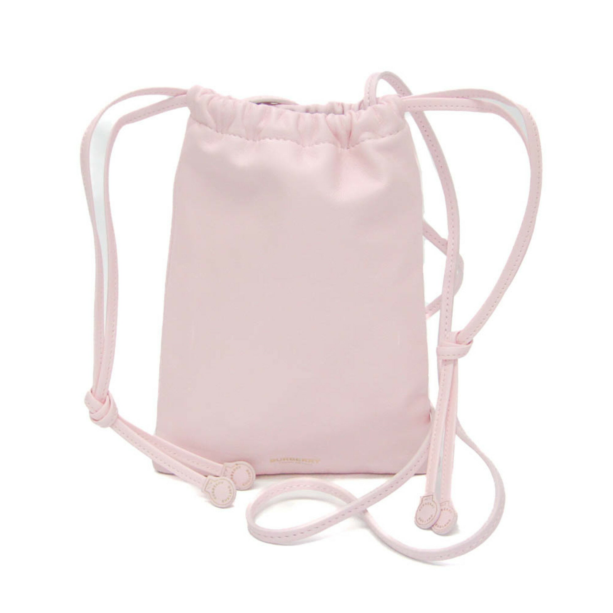 バーバリー(Burberry) ミニポシェット 8030365 レディース レザー ポシェット,ショルダーバッグ ピンク【中古】