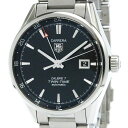 タグホイヤー (TAG HEUER) カレラ キャリバー 7 ツインタイム ステンレススチール 自動巻き メンズ 時計 WAR2010 (外装仕上げ済み)【中古】【中古】