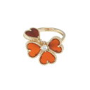 ヴァンクリーフ&アーペル(Van Cleef & Arpels) スウィートアルハンブラ エフイヤージュ リング K18ピンクゴールド(K18PG) ファッショ...