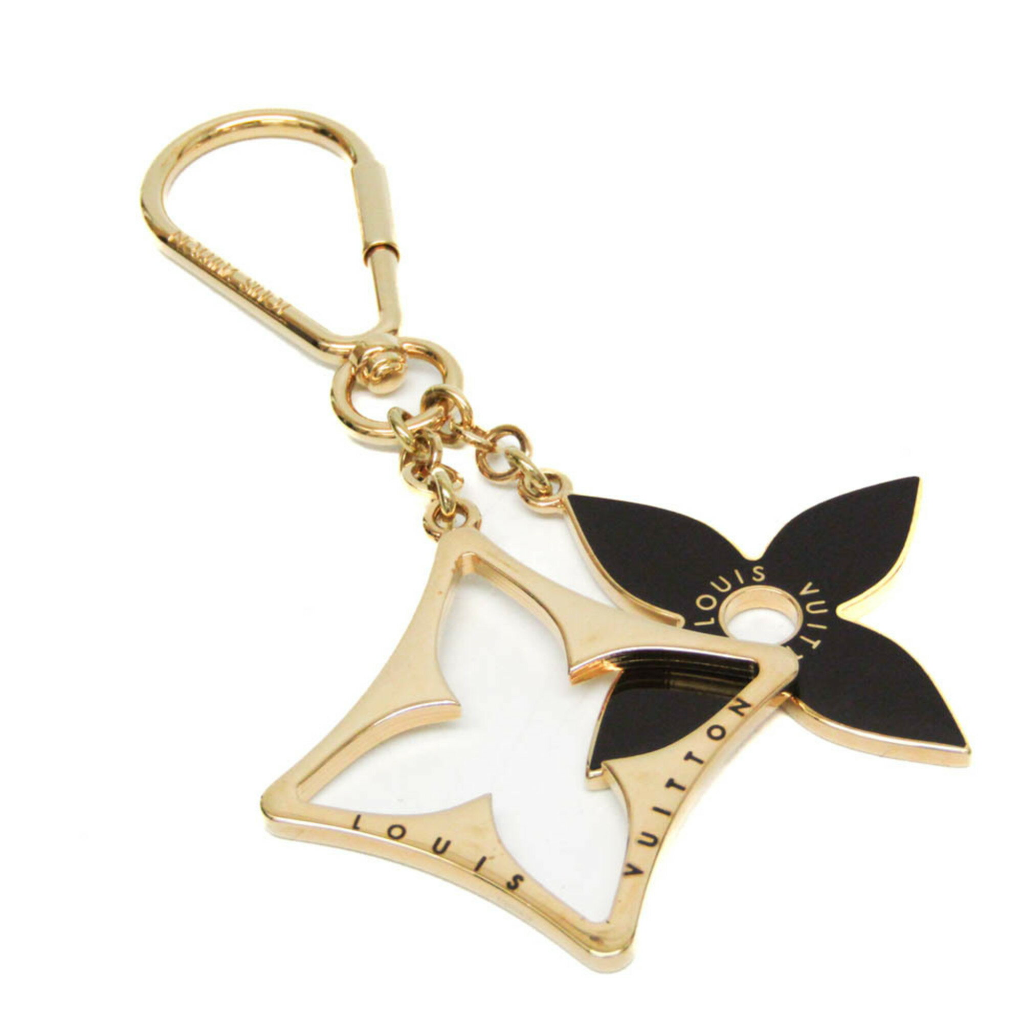 ルイ・ヴィトン(Louis Vuitton) ポルトクレ・パズル M65218 キーホルダー (ダークブラウン,ゴールド)【中古】