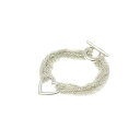 ティファニー(Tiffany) ハートトグル ブレスレット シルバー925 無し チャームブレスレット シルバー【中古】