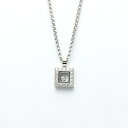 ショパール(Chopard) K18ホワイトゴールド(K18WG) ダイヤモンド メンズ,レディース ファッション ペンダントネックレス (シルバー) ハッピー...