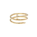カルティエ(Cartier) ジュスト アン クル B4210855 K18ピンクゴールド(K18PG) ファッション ダイヤモンド バンドリング ピンクゴール...