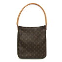 ルイ・ヴィトン(Louis Vuitton) モノグラム ルーピング GM M51145 メンズ,レディース ショルダーバッグ モノグラム【中古】
