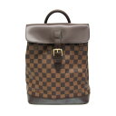 ルイ・ヴィトン(Louis Vuitton) ダミエ ソーホー N51132 レディース リュックサック エベヌ【中古】