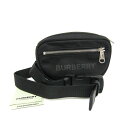 バーバリー(Burberry) 8052887 メンズ,レディース ナイロン ウエストバッグ ブラック【中古】