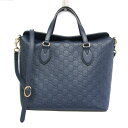 グッチ(Gucci) グッチッシマ 428226 レディース レザー ハンドバッグ,ショルダーバッグ ブルー【中古】