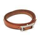 エルメス(Hermes) アピIII チョーカー レザー,メタル バングル ブラウン,シルバー【中古】(4)