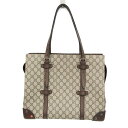グッチ(Gucci) 626356 レディース,メンズ GGスプリーム トートバッグ ベージュ,ブラウン【中古】