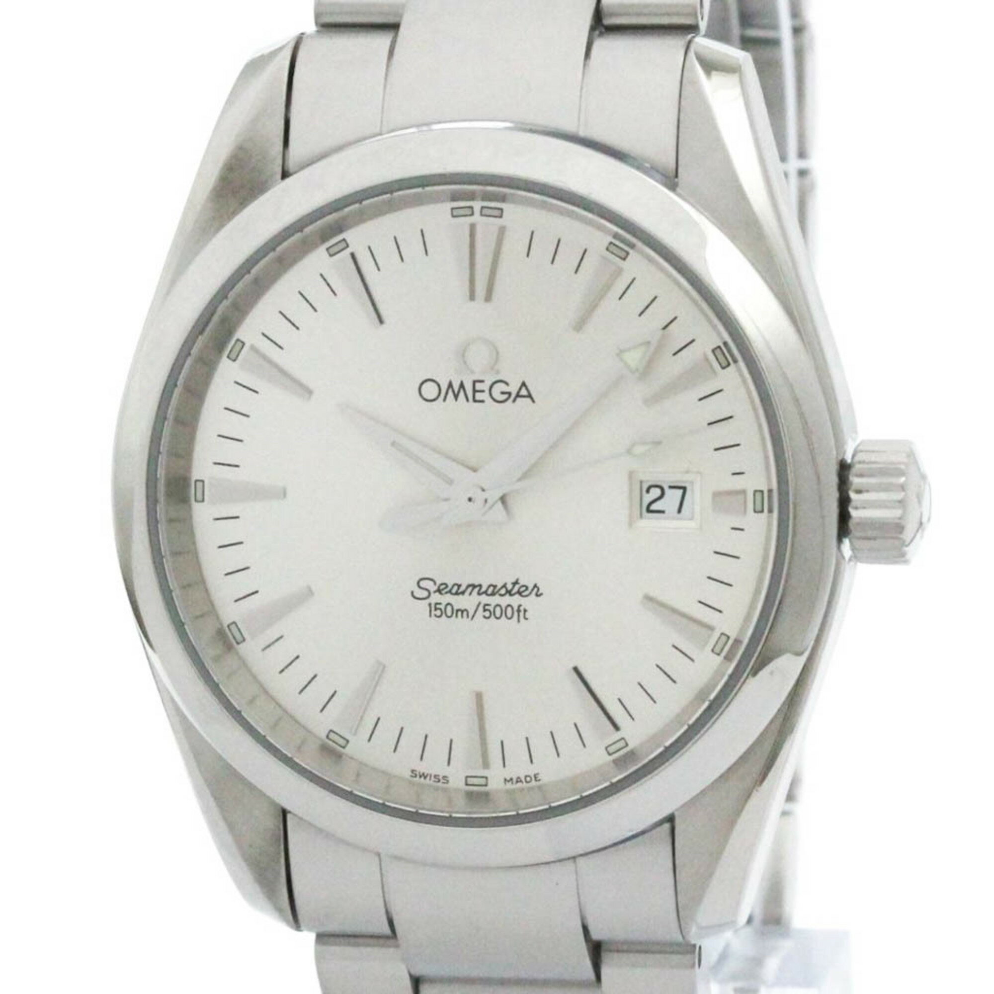 オメガ (OMEGA) シーマスター アクアテラ ステンレススチール クォーツ メンズ 時計 2518.30 (外装仕上げ済み)【中古】