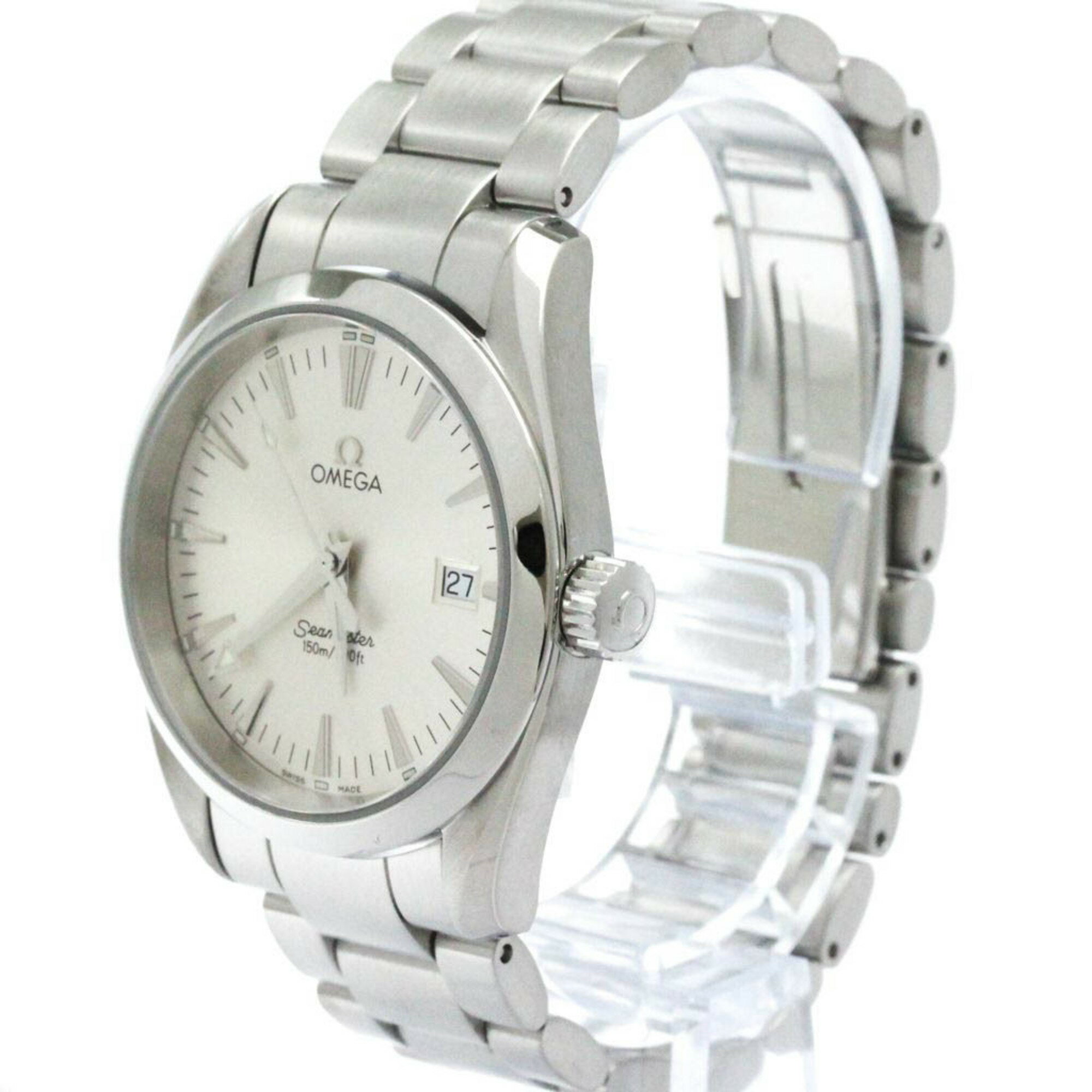 オメガ (OMEGA) シーマスター アクアテラ ステンレススチール クォーツ メンズ 時計 2518.30 (外装仕上げ済み)【中古】