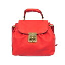 クロエ(Chloé) エルシー レディース レザー ハンドバッグ,ショルダーバッグ レッド【中古】(4)
