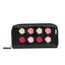シャネル(Chanel) カメリア メイクパレット レディース パテントレザー 長財布(二つ折り) ブラック【中古】
