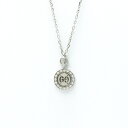 グッチ(Gucci) K18ホワイトゴールド(K18WG) ダイヤモンド メンズ,レディース ファッション ペンダントネックレス (シルバー) アイコントワール...