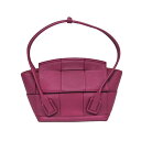 ボッテガ・ヴェネタ(Bottega Veneta) アルコ レディース レザー ハンドバッグ,ショルダーバッグ パープル【中古】(4)