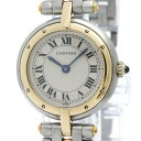 カルティエ (CARTIER) パンテール ラウンド SM 1ロウ K18 ゴールド ステンレススチール クォーツ レディース 1057920 時計 (外装仕上...