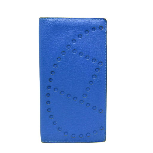 エルメス(Hermes) エヴリン フレミング メンズ,レディース シェーブル 長札入れ(二つ折り) ロイヤルブルー【中古】 エルメス(Hermes) エヴリン フレミング メンズ,レディース シェーブル 長札入れ(二つ折り) ロイヤルブルー【中古】
