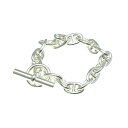 エルメス(Hermes) シェーヌダンクル ブレスレット MM シルバー925 無し チャームブレスレット シルバー【中古】